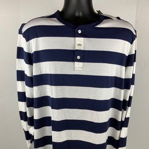 Ralph Lauren Men’s Long Sleeve Polo Stripped XL